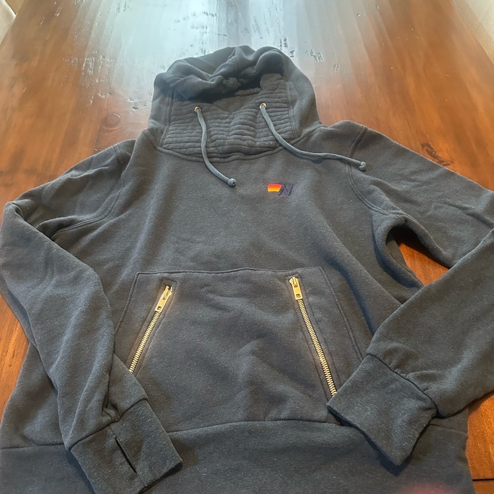 Aviator Nation Ninja Bolt Hoodie. EUC. Size XS.